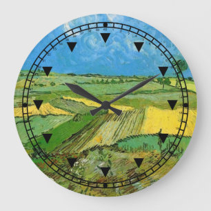 Tarwevelden bij Auvers onder gekloonde hemel Grote Klok