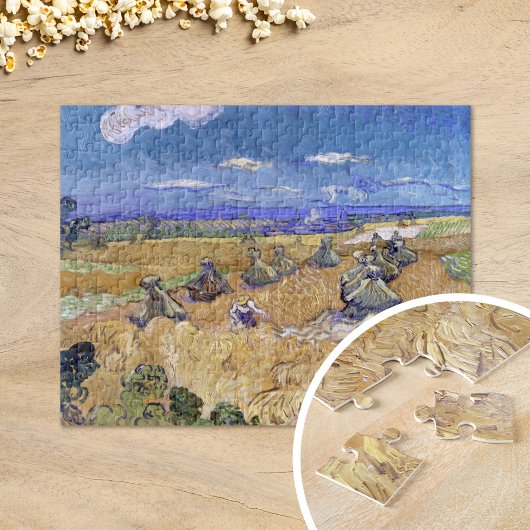 Tarwevelden met Reaper | Vincent van Gogh Legpuzzel