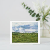 Tarwevelden met Stacks Van Gogh Fine Art Briefkaart (Staand voorkant)