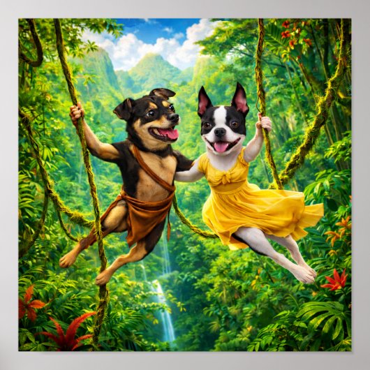 "Tarzan & Jane" Poster (Voorkant)