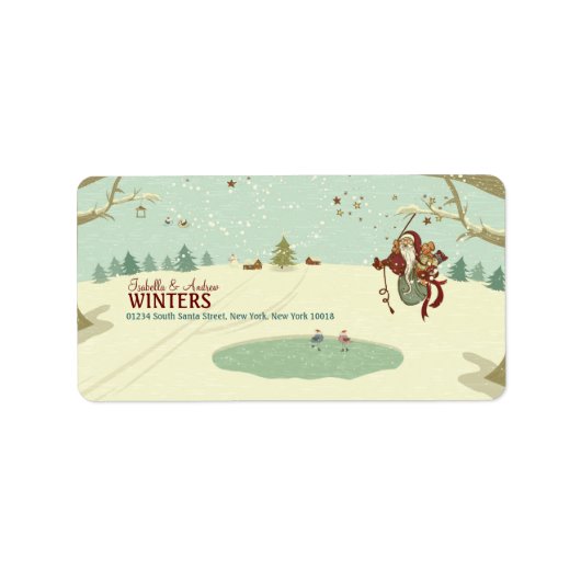 Tarzan Santa Etiket (Voorkant)