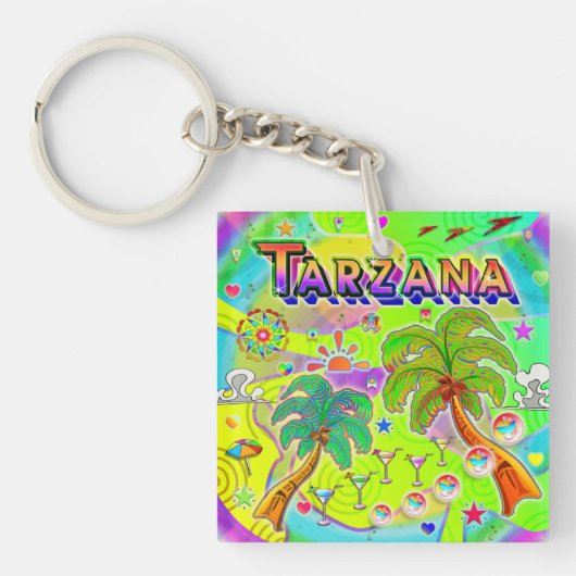 Tarzana Mind Focus Sleutelhanger (Voorkant)