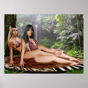 TARZANA SCHAREN LUANA #4 POSTER
