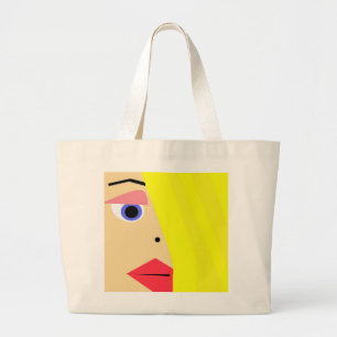 Tas abstract Vrouw Cartoon