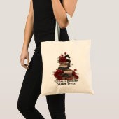 Tas-ally Bookish Dragon Style Canvas tas (Voorkant (product))
