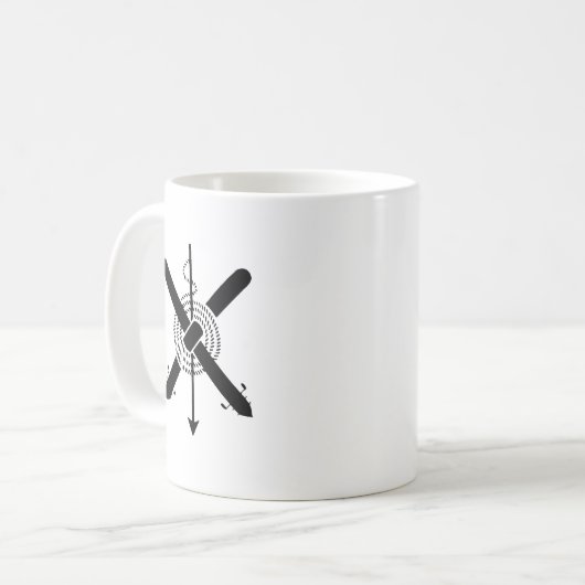 TAS badge mug (Devant gauche)