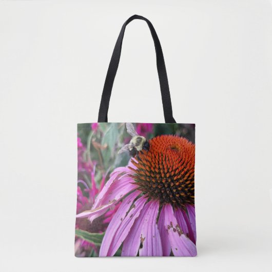Tas Bij & Roze Bloem (Voorkant)