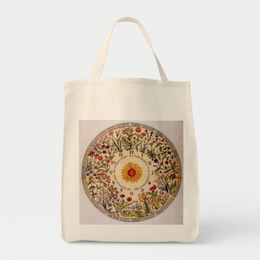 Tas Blamenuhr Flower Clock Grocery (Voorkant)