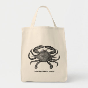 Tas blauw krabCanvas
