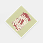 Tas boeken die ik graag lees servet (Hoek)