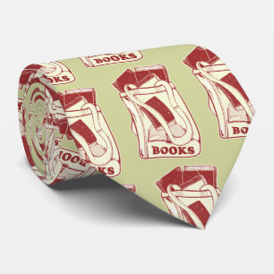 Tas boeken die ik graag lees stropdas