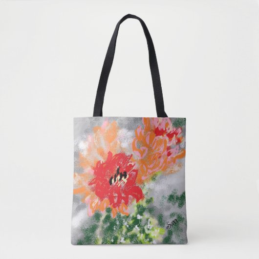 Tas : Cactus Bloem (Voorkant)