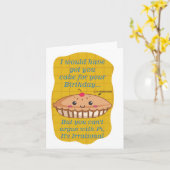 T'As Cake Puns Carte Anniversaire (Fleur jaune)