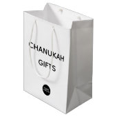 Tas: Chanukah Gifts Medium Cadeauzakje (Voorkant Gekanteld)