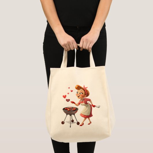 Tas Dameskookliefde Rode Harten (Voorkant (product))