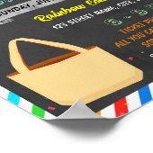 Tas decoratie wedstrijd school flyer sjabloon (Hoek)