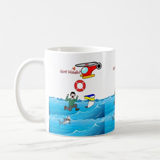 T'as du masque ? Mug Noyant (Gauche)