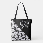 Tas “Flora met witte beginletter M” (Achterkant)
