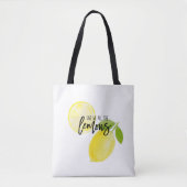 Tas Geef me alle citroenen (Voorkant)