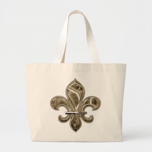 Tas Gold Fleur de Lys Canvas (Voorkant)