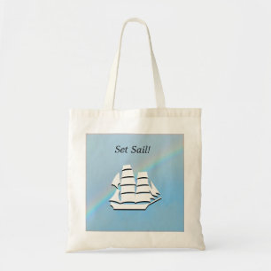 Tas - Hoog schip met regenboogboog