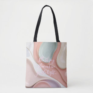 Tas in stijlvol abstract grafisch ontwerp