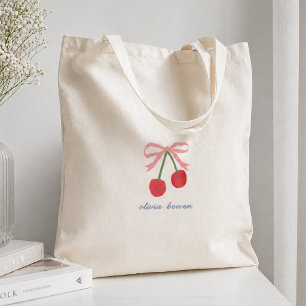 Tas Kers Coquette Strik Mooie Illustratie