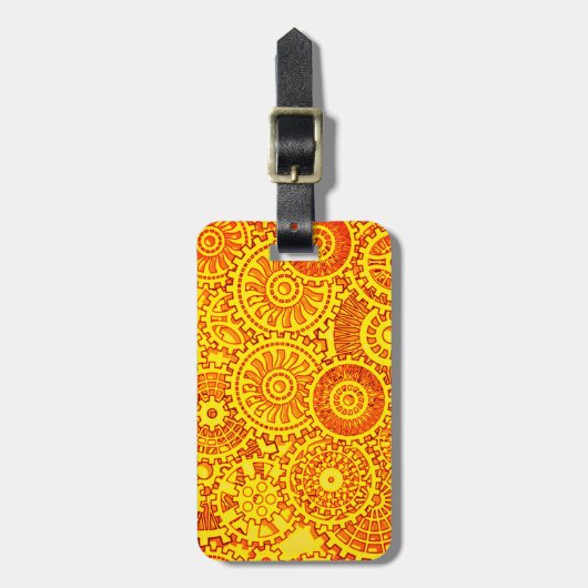 TAS LABEL - Clockwork Bagagelabel (Voorkant verticaal)