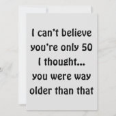 T'as l'âge ? drôle de carte d'anniversaire (Dos)