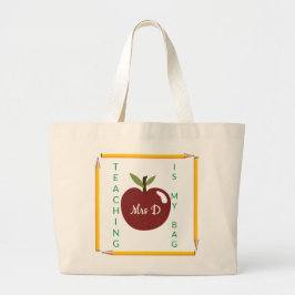 tas "LEREN IS MIJN BAG" Canvas