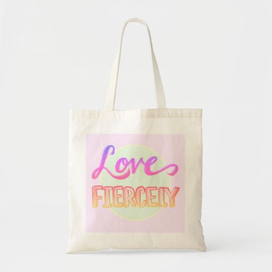 tas "Love Fiercely" (Voorkant)
