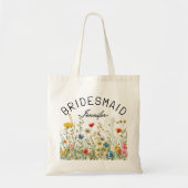Tas met Aangepaste Wilde Bloemen, Cadeau Aanzoek B (Voorkant)
