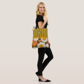 Tas met bloemenmonogram (Op model)