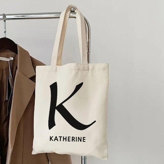 Tas met eigen monogram cadeau voor haar, moeder en