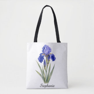 Tas met februarigeboortebloem Iris