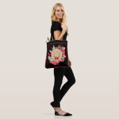 Tas met hoge mode (Op model)
