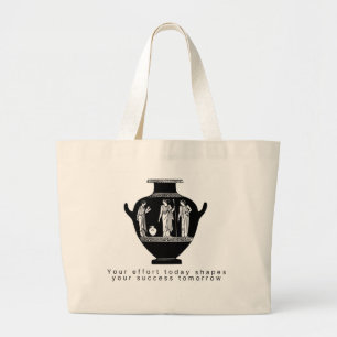 Tas met illustratie van klassieke Griekse vaas