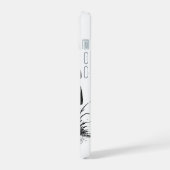 Tas met inkt getekende paddencolonie iPhone 15 hoesje (Linkerkant)