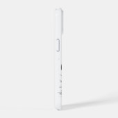 Tas met inkt getekende paddencolonie iPhone 15 hoesje (Rechterkant)