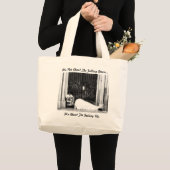 Tas met inspirerende quote. (Voorkant (product))