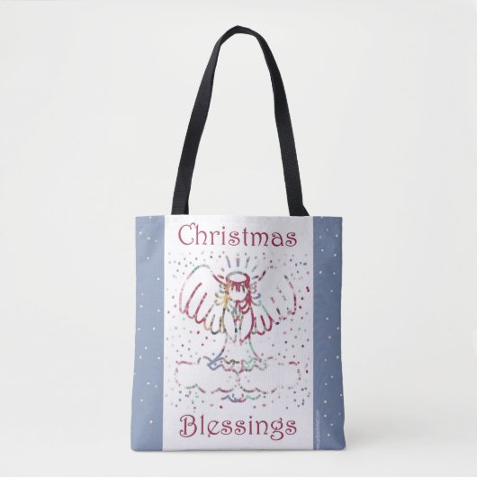 Tas met kerstcadeautjes Angel (Voorkant)