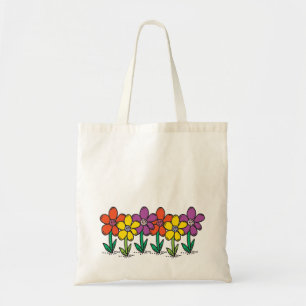 Tas met kleurrijke bloemen