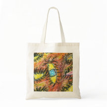 Tas met kunstontwerp