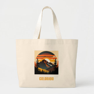 Tas met ontwerp van Colorado-bergen