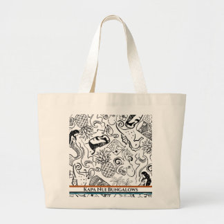 Tas met Tiki Zomer Vibe voor Winkelen