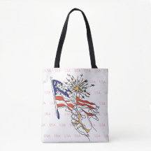 Tas met vlag van de VS