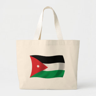 Tas met vlag van Jordanië