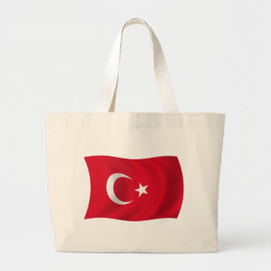 Tas met vlag van Turkije