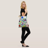 Tas met wilde klaprozen (Op model)