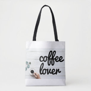 Tas met witte koffie
